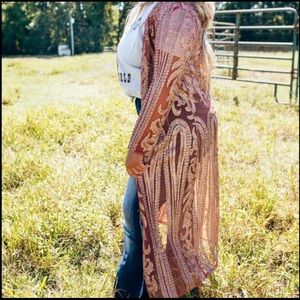 Beautiful sequined duster!!